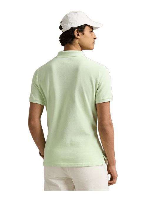 polo uomo custom slim cotone piquè verde POLO RALPH LAUREN | 710969626001